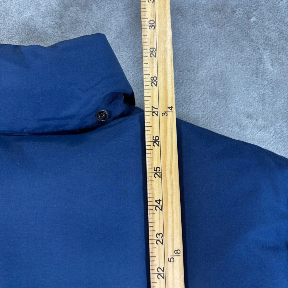 The North Face Puffer Jacket Mens Medium Down fill Blue Vintage Blue Label USA‎